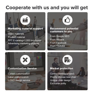 เก้าอี้สำนักงานราคาถูก ลดราคา เก้าอี้ทำงาน เก้าอี้สำนักงานแบบไม่มีล้อ - Product Image 6