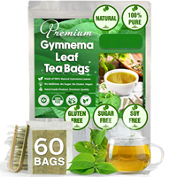 Sachets de thé aux feuilles de Gymnema Sylvestre 120g 60 unités Sans sucre Végétalien