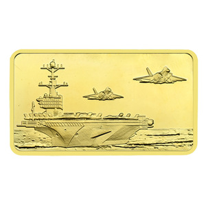 U.S. moneta da sfida commemorativa da Bar marina USN regalo da Bar in oro nero veterano della marina - Product Image 5