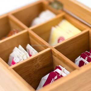 กล่องชาไม้ไผ่พร้อมช่องใส่ถุงชา 6 หรือ 8 ช่อง - Product Image 6