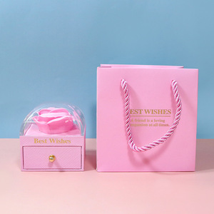 Wholesale Sliding <b>Drawer</b> Jewelry Container Elegant Flower Box Display for Jewelry Packaging - Product Image 5