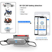 KONNWEI BK200 Monitor de Batería de 12V, Analizador de Tipo de Corriente, Probador de Arranque de Carga para Coches, Camiones, Motocicletas, ATV