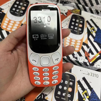Fabricante de Suministro Directo, Teléfono Celular Nokio 3310 de 2.4 Pulgadas, 2G 3G, Doble SIM, Tipo Barra