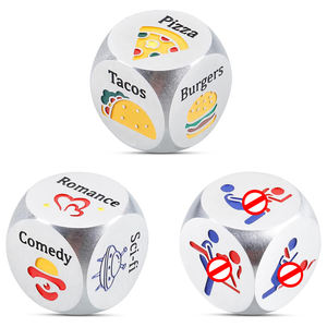 6 caras D6 Bar Party Pub Fun Toy Funny Sexy Roll Play Adult Family Metal Love Sex Color Position Naughty Dice - Product Image 1