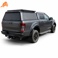 Capot de benne en aluminium pour pick-up, compatible Ranger 2026 avec inserts de fenêtres latérales, et compatible Hilux
