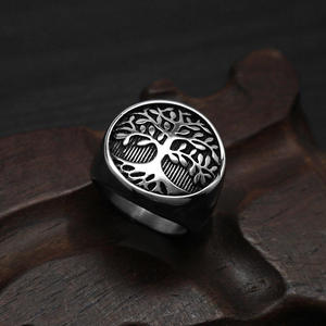Fashion Jewelry <b>Ring</b> For Women <b>Fine</b> Jewelry <b>Ring</b> Stainless Steel Jewelry <b>Ring</b> Gold Plated Jewelry Engagement <b>Ring</b> Tree of Life - Product Image 2