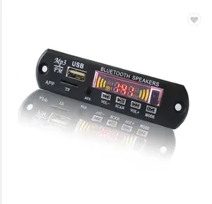 وحدة MP3 المورد 12 فولت USB صغير الصوت مشغل MP3 PCBA شاشة الرقص زر أسود مع التحكم