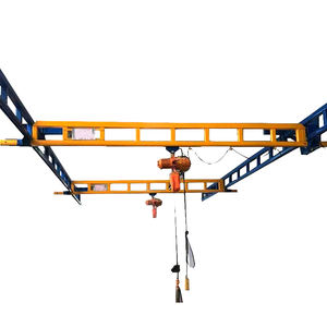 رافعة HNHT بحمولة 1 طن للأعمال الخفيفة |   نظام سكك علوية معيارية بارتفاع رفع 9 متر ومصدر طاقة 220 فولت/380 فولت للورش - Product Image 2