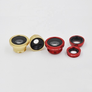 <span class=keywords><strong>Objectif</strong></span> 3-en-1 grand angle, macro et fisheye pour téléphones mobiles – Lentilles universelles pour smartphone avec clip pour utilisation sur lit ou bureau - Product Image 5