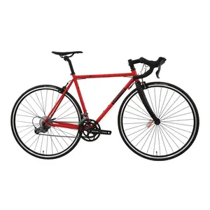 Vélo de route de course sport personnalisé Claritas 23 avec fourche en aluminium en fibre de carbone Claris à 16 vitesses roues 700c vélos super légers