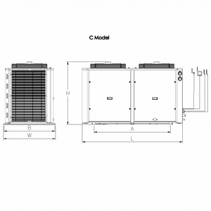 Condenseur industriel pour la réfrigération Unité de condensation de réfrigération industrielle pour stockage efficace - Product Image 6
