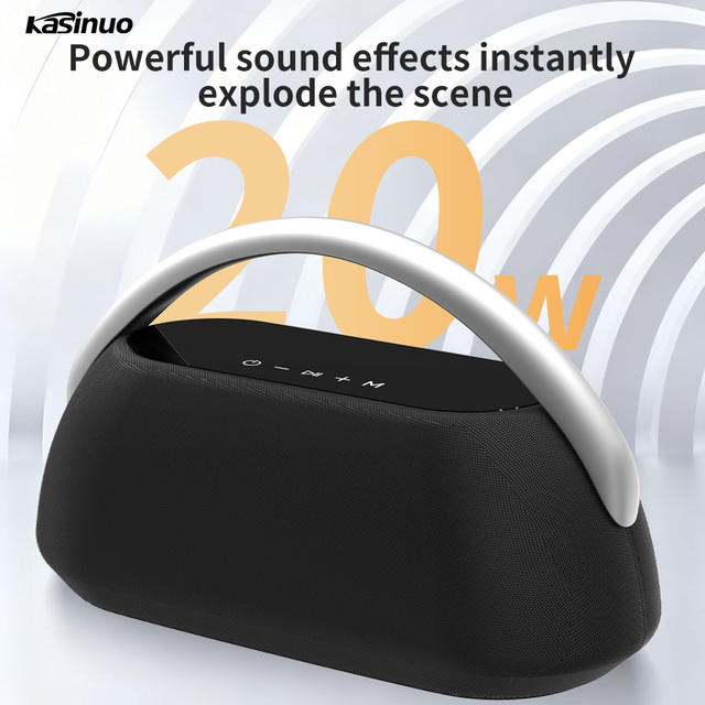 Hot Selling Factory Plastic BT 5.3 Waterproof Portable Outdoor Wireless Speaker with 1000-2000mAh Battery