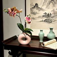 Vente en gros usine de fleurs artificielles réalistes au toucher, orchidées papillon, arrangements floraux pour décorations de maison et cadeaux de mariage