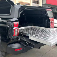 Vente directe d'usine lit de camionnette plateau en aluminium lit de camionnette plateau en aluminium lit de camionnette glissière en aluminium Ute