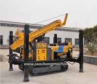 RCF300C Machine de forage de puits d'eau hydraulique de 300m Foreuse de puits d'eau de forage