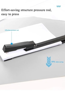 Pinzatrice in metallo pinza per ufficio notebook 20 fogli a braccio lungo pinzatrice a sella pinzatrice allungata A4/A3 - Product Image 3