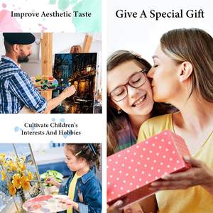 Kit de pintura por números <span class=keywords><strong>para</strong></span> adultos principiantes, Kits de pintura por números de flores <span class=keywords><strong>para</strong></span> adultos sobre lienzo, pintura al óleo de <span class=keywords><strong>acuarela</strong></span> acrílica DIY - Product Image 6