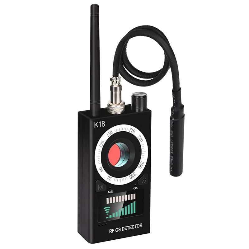 RF สแกนเนอร์ป้องกันกล้อง,เครื่องตรวจจับข้อผิดพลาดป้องกันการสอดแนมอัพเกรดเครื่องตรวจจับสัญญาณ RF K18 Amazon Ebay