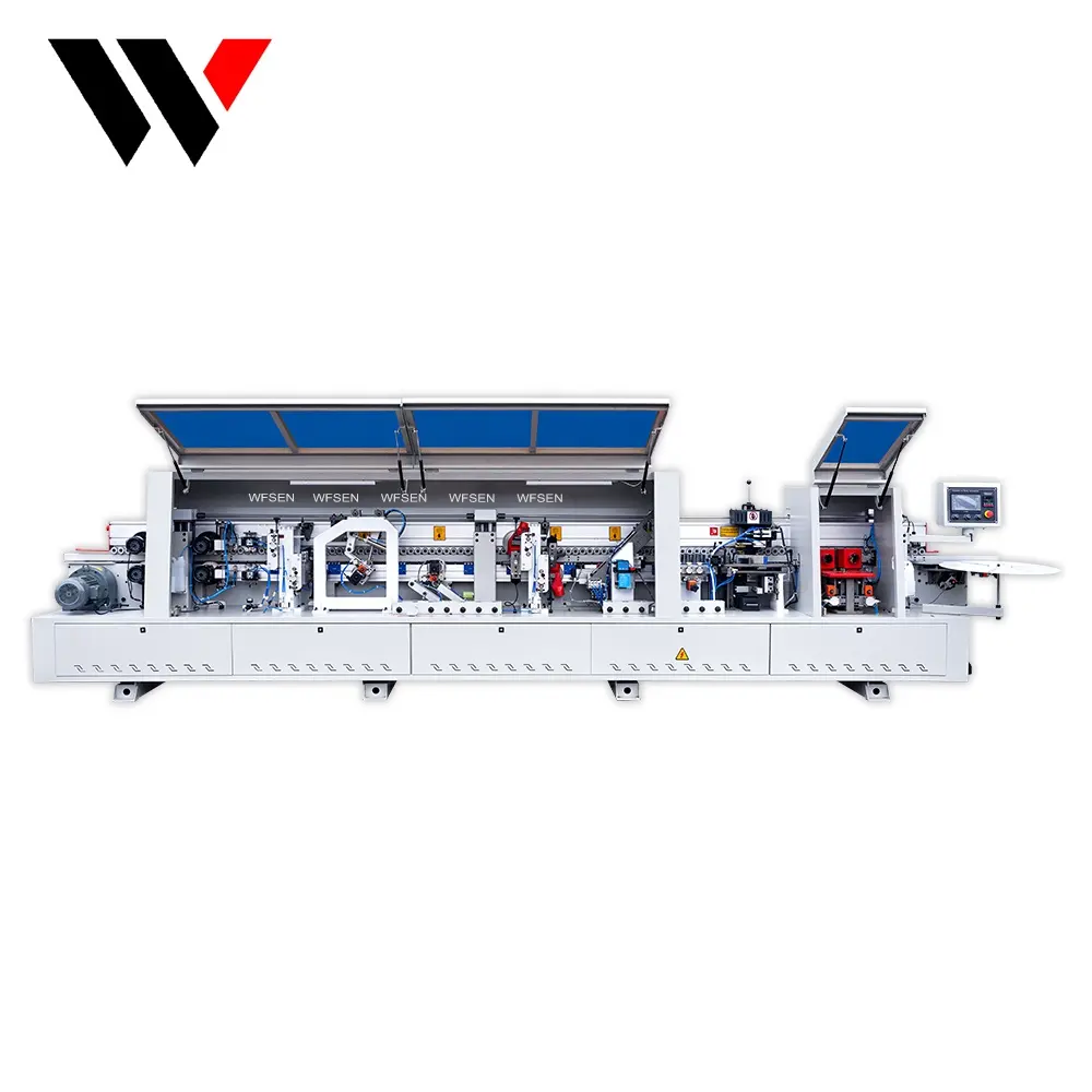 WFSEN MF630A pre-milling corner rounding full automatic edge banding machine for furniture