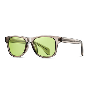 Gafas de sol rectangulares retro Wanda con montura completa polarizadas UV400 para hombre con protección solar - Product Image 5