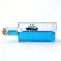 Nouvelle bouteille décorative intéressante, bateau inaffondnable, décoration intérieure, bateau de croisière, jouet liquide nordique, cadeau, ornement décoratif de bureau