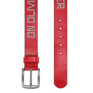 Cinturón de cuero genuino con tachuelas de alta calidad, cinturón de cuero con logotipo personalizado para hombre, cinturón con hebilla de cuero Real - Product Image 6