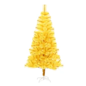 黄色松针扎树系列大圣诞树商场豪华人造圣诞装饰树
