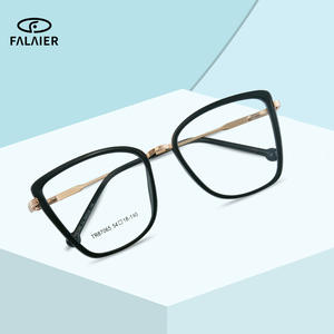Lunettes anti-lumière bleue 87065, forme papillon, monture intégrale en métal, unisexe, protection des verres AC - Product Image 4