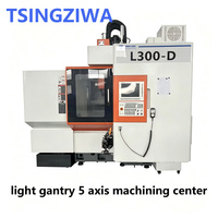 Centre d'usinage CNC 5 axes TSINGZIWA L300-D avec commande Fanuc pour l'usinage des métaux