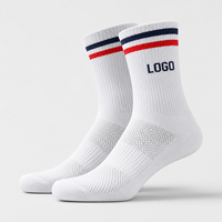 Chaussettes de course personnalisées, chaussettes de sport avec logo, chaussettes respirantes et rembourrées pour la salle de sport et l'entraînement