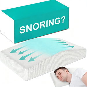 Nouvel oreiller de couchage latéral en mousse à mémoire de forme Oreiller anti-ronflement ergonomique adapté aux personnes souffrant de ronflement et de troubles respiratoires - Product Image 1