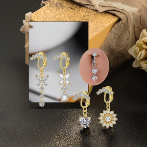 Non percé <span class=keywords><strong>Faux</strong></span> <span class=keywords><strong>faux</strong></span> <span class=keywords><strong>Piercing</strong></span> Clip sur nombril anneau mode corps bijoux <span class=keywords><strong>faux</strong></span> <span class=keywords><strong>ventre</strong></span> <span class=keywords><strong>Piercing</strong></span> pour les femmes - Product Image 2