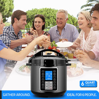 Gros appareils de cuisine intelligents 5L 6L 8L 10L 12L 8-en-1 multicuiseur grand Aluminium intelligent autocuiseur électrique