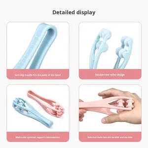 Masseur multifonction à double rouleau portatif pour doigts et main, pour la douleur de la main, entraîneur de massage des points d'acupression, acupression pour le so <span class=keywords><strong>jok</strong></span> - Product Image 3