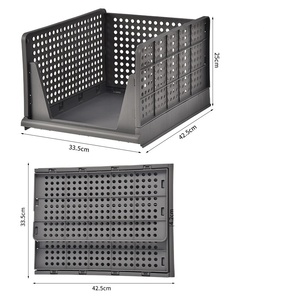 OWNSWING <strong>Stackable</strong> Foldable <strong>Wardrobe</strong> <strong>Storage</strong> Organizer Plastic White <strong>Wardrobe</strong> Shelves Box Clothes Drawer <strong>Storage</strong> for Home - Product Image 5