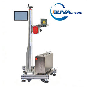 เครื่องยิงเลเซอร์ไฟเบอร์ BUVAuncom 30W สำหรับทำเครื่องหมายบนวัสดุต่างๆ ความแม่นยำสูง ระบายความร้อนด้วยอากาศ ระบบ CNC สำหรับทำเครื่องหมายบนโลหะและอีพ็อกซี่เรซิ่น รองรับไฟล์ BMP/AI/DWG - Product Image 3