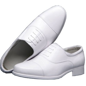 Chaussures habillées en cuir blanc pour homme, style Oxford, respirantes, à enfiler, pour mariage et affaires - Product Image 4