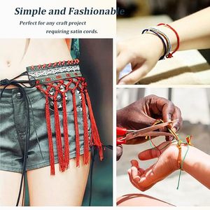 Perle de cordon en cristal <span class=keywords><strong>élastique</strong></span> plat <span class=keywords><strong>transparent</strong></span> 1.5mm <span class=keywords><strong>fil</strong></span> de <span class=keywords><strong>Bracelet</strong></span> fait main en <span class=keywords><strong>Nylon</strong></span> <span class=keywords><strong>pour</strong></span> vêtements et chaussures finition enduite - Product Image 4