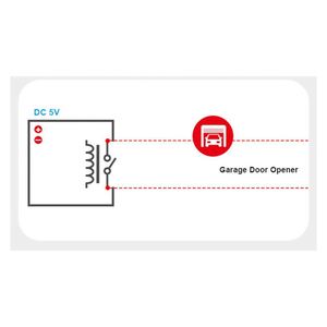 Módulo de Interruptor Inteligente SONOFF RE5V1C 5V WIFI, Relé Momentáneo de Enclavamiento, Funciona con Alexa, <span class=keywords><strong>Asistente</strong></span> de <span class=keywords><strong>Google</strong></span>, IFTTT - Product Image 6