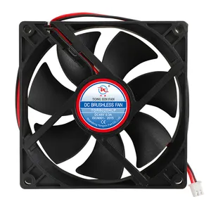 8025 mini DC brushless fan 12V 24V 48V, 80x80x25mm DC axial fan for computer, cheap 3 inch 80mm sleeve or ball bearing DC fan
