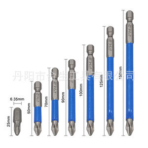 Mr Drill Phillips <b>Screwdriver</b> <b>Bits</b> <b>Set</b> 25 50 70 90 100 125 150mm Anti Slip For General Repair - Product Image 3