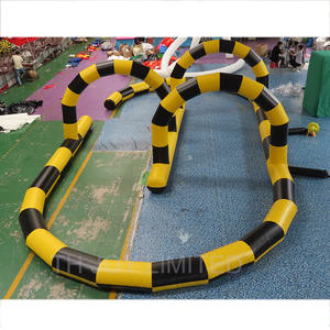Pista inflable gigante para exteriores Go Kart, pista <span class=keywords><strong>de</strong></span> carreras, Zrob Ball Track, a la venta, patio <span class=keywords><strong>de</strong></span> juegos <span class=keywords><strong>de</strong></span> entretenimiento <span class=keywords><strong>de</strong></span> 12x6x2mh - Product Image 4