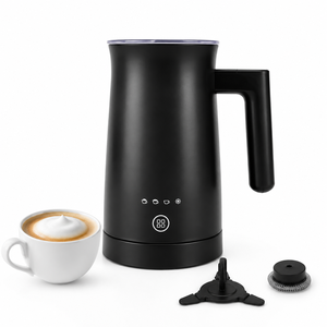 AIHOME <span class=keywords><strong>Mousseur</strong></span> à <span class=keywords><strong>lait</strong></span> électrique <span class=keywords><strong>et</strong></span> <span class=keywords><strong>chauffe</strong></span>-<span class=keywords><strong>lait</strong></span> automatique 4-en-1 grande capacité pour cappuccino personnalisé - Product Image 1