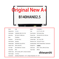 Layar Lcd 14 "1920*1080 EDP 40Pin Pengganti B140HAN02.2 M140NWF7 R0 R2 LP140WFC SPA1 NV140FHB T06 LP140WF5 SPB3 SPB1 SPB2
