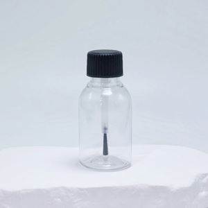Cosmetic Pack 5ml 10ml 15ml 20ml 30ml Transparent <b>Plastic</b> PET Brush <b>Bottle</b> for Essential Oil Dispensing <b>Small</b> Sample Nail Polish - Product Image 5