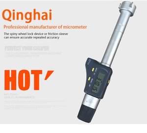 Micrometro interno a tre punti in acciaio inossidabile da 2-2.5mm micrometro digitale ad alta precisione da Qinghai Qingliang 0.001mm - Product Image 5