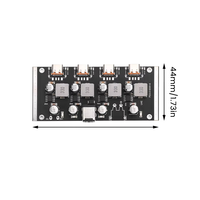Module de charge rapide (BSC) 4 voies PD65W 3.0/2.0 QC/FCP/AFC Type-C 12-30V