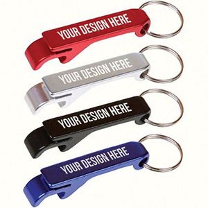 <b>Custom</b> Eco-Friendly Promotional Gifts Aluminum Cool Beverage Can Open <b>Lighter</b> Beer Bottle Cap Opener Rings Keychains - Product Image 1