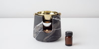 Diffuseur en travertin, cadeau d'huiles essentielles, porte-encens arabe, brûleur à cire, brûleur à bougies d'aromathérapie, brûleur à encens en travertin