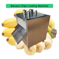 Multifunctionele groentesnijmachine, commerciële groentesnijder, fruitsnijder voor bananenchips, plantainchipsmachine